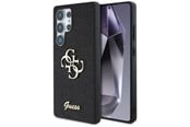 Handys - Cover & Cases - GUESS Fixed Glitter Big 4G Metal Logo case for Samsung Galaxy S25 Ultra black - 3666339441685