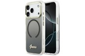 Handys - Cover & Cases - GUESS IML Gradient Script Metal MagSafe Case for iPhone 17 Pro Max - Black - 3666339588151
