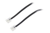 Netzwerk - Kabel - S-Impuls phone cable - 6 m - black - Schwarz - 70086-6/6