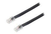 Netzwerk - Kabel - S-Impuls phone cable - 15 m - black - Schwarz - 15m - 70095-8/8