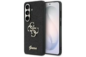 Handys - Cover & Cases - GUESS Fixed Glitter Big 4G Metal Logo case for Samsung Galaxy S26 - black - 3666339613921