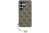 Handys - Cover & Cases - GUESS 4G Classic Logo Charm MagSafe Case for Samsung Galaxy S26 Ultra - Brown - 3666339613990