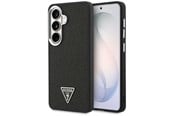 Handys - Cover & Cases - GUESS Fixed Glitter Triangle MagSafe case for Samsung Galaxy S26+ - black - 3666339613525