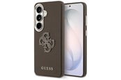 Handys - Cover & Cases - GUESS Grained Big 4G Metal Logo Case for Samsung Galaxy S26+ - Brown - 3666339612955