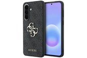 Handys - Cover & Cases - GUESS Leather 4G Metal Logo Case for Samsung Galaxy A37 5G - Black - 3666339620936