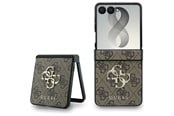 Handys - Cover & Cases - GUESS Big 4G Logo Case for Samsung Galaxy Z Flip 8 - Brown - 3666339662769