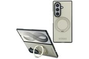 Handys - Cover & Cases - GUESS Magnetic Ring Stand Grained Classic Logo MagSafe case for Samsung Galaxy Z Fold 8 Ultra - beige - 3666339662806