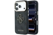 Handys - Cover & Cases - GUESS 4G & Big Resin Logo Case for iPhone 17 Pro / 18 Pro - Black - 3666339653620