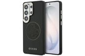 Handys - Cover & Cases - GUESS Perforated Logo MagSafe Case for Samsung Galaxy S26 Ultra - black - 3666339613143