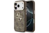 Handys - Cover & Cases - GUESS 4G Big 4G Classic Logo Case for iPhone 17 Pro Max / 18 Pro Max - Brown and Gold - 3666339651077