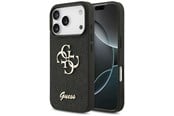 Handys - Cover & Cases - GUESS Fixed Glitter Big 4G Case for iPhone 17 Pro / 18 Pro - Black - 3666339644987