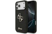 Handys - Cover & Cases - GUESS Fixed Glitter Big 4G Case for iPhone 17 Pro Max / 18 Pro Max - Black - 3666339644994