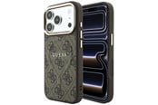 Handys - Cover & Cases - GUESS Embossed 4G Classic MagSafe Case for iPhone 17 Pro Max / 18 Pro Max - Brown - 3666339655112