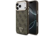 Handys - Cover & Cases - GUESS 4G Triangle Logo MagSafe Case for iPhone 17 Pro Max / 18 Pro Max - Brown - 3666339676889