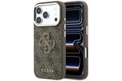 Handys - Cover & Cases - GUESS 4G & Big Resin Logo Case for iPhone 17 Pro Max / 18 Pro Max - Brown - 3666339653675