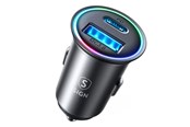 Aufladen von Elektroautos - SiGN Mini Metal Car Charger 60W - with USB-C & USB-A - SN-CCN04