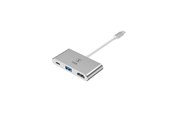 Display Kabel - SiGN USB-C Hubb till HDMI 4K - USB-A 3.0 och USB-C 100W - PC0849