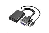 Display Kabel - SiGN VGA Male to HDMI Female Converter with 3.5mm AUX - PC1784