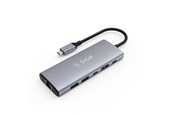 USB-Hubs - SiGN 6-in-1 HUB USB-C to USB-A / USB-C 100W / HDMI / RJ45 - Gray USB-Hubs - SN-GEN2HUB