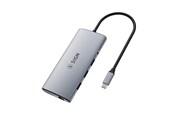 USB-Hubs - SiGN 11-in-1 hub USB-C to HDMI/VGA/RJ45/USB-C/USB-A/SD/TF/3.5mm - Silver USB-Hubs - SN-HUB11in1