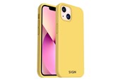 Handys - Cover & Cases - SiGN Liquid Silicone Case for iPhone 14 Plus - Yellow - SN-SIL14MGul