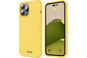 Handys - Cover & Cases - SiGN Liquid Silicone Case for iPhone 14 Pro Max - Yellow - SN-SIL14PMGul