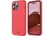 Handys - Cover & Cases - SiGN Liquid Silicone Case for iPhone 14 Pro - Red - SN-SIL14PVattenmelon