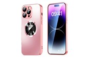 Handys - Cover & Cases - SiGN Magnetic Case iPhone 15 Pro with lens protection and logo view - Pink - SN-TPU15PRP