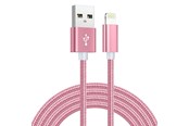 USB Kabel - SiGN USB Cable with Lightning Connector for iPhone & iPad - 2.1A - 2m - Pink - IP6G0239P