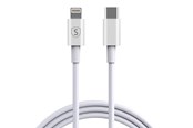 USB Kabel - SiGN USB-C to Lightning Cable 20W - 0.25m - White - SN-25W