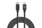 USB Kabel - SiGN USB-C to Lightning Cable 2.1A - 2m - Black - SN-2B