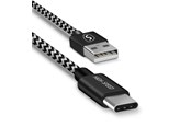 USB Kabel - SiGN Skin USB-C Cable 2.4A - 3m - Black/White - 2102452312KX91004068