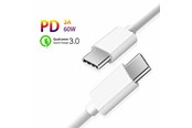 USB Kabel - SiGN Fast Charging Cable USB-C to USB-C 60W - 3A - PD - 0.25m - White - SNCAB-USBC25