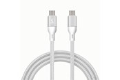 USB Kabel - SiGN USB-C to USB-C cable 60W PD - 3m - White - SN-CC3300W