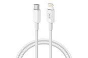 USB Kabel - SiGN USB-C to Lightning Cable 2.4A - 1m - White - SN-LU1M