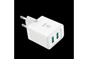 Handys - Adapter und Ladegeräte - SiGN Mini Quick Charger Dual USB - 2.4A - White - SN-2A121