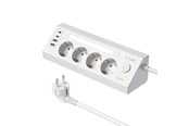 Handys - Adapter und Ladegeräte - SiGN fast charging desktop power strip 4-way/2x USB-A/2x USB-C 1.8m - white - SN-OP3436-H