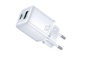 Handys - Adapter und Ladegeräte - SiGN Mini Fast Charger USB & USB-C - PD & Q.C3.0 - 30W - White - SN-PD33W