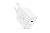 Handys - Adapter und Ladegeräte - SiGN Dual USB-C PD Charger 40W - White - SN-PD40W