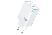 Handys - Adapter und Ladegeräte - SiGN Dual USB-C PD Charger 45W for laptop and smartphones - White - SN-PD45WH