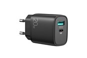 Handys - Adapter und Ladegeräte - SiGN Fast Charger USB & USB-C - PD & Q.C3.0 - 3.5A - 20W - Black - SN-QP205