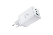 Handys - Adapter und Ladegeräte - SiGN GaN Ultra 65W 2xUSB-C & 1xUSB-A Fast Charger - White - SN-TCG01W