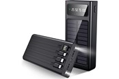 Powerbank (Akku) - SiGN Powerful Solar Powerbank with Built-in Cables - 20000 mAh - SEP-123