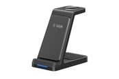 Handys - Adapter und Ladegeräte - SiGN 3-in-1 Qi Wireless Charging Stand 15W - Black - SN-10W
