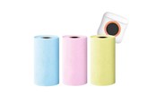 Papier, Fotopapier und Etiketten - SiGN Thermal Paper Roll with Colors for Mini Printer - 3 Rolls - 57*25mm - 5m - SN-MINIPP01F