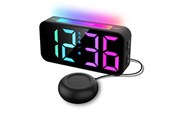 Smart-Home - SiGN RGB Digital Alarm Clock with Vibrator - Black - SN-ALARM-CK