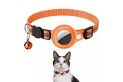 Handys - Anderes Zubehör - SiGN AirTag collar for dog & cat - Orange - SN-AIRHALSORG