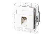 Netzwerkzubehör - METZ CONNECT E-DAT flush mount outlet - 130C371102-I