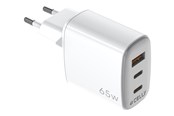 Handys - Adapter und Ladegeräte - CELLY [UPTC COLLECTION] power adapter - GaN - 2 x USB-C USB - 65 watt - UPTC1USB2USBC65
