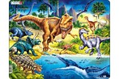 Puzzle - Larsen Puzzles Puzzle Dinosaurier - 57-teilig, Maxi (36.5x28.5 - NB3